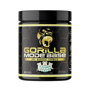 Gorilla Mode Base Pre-Workout - Intense Focus & Energy, Boost Nitric Oxide & Endurance (20 Servings)